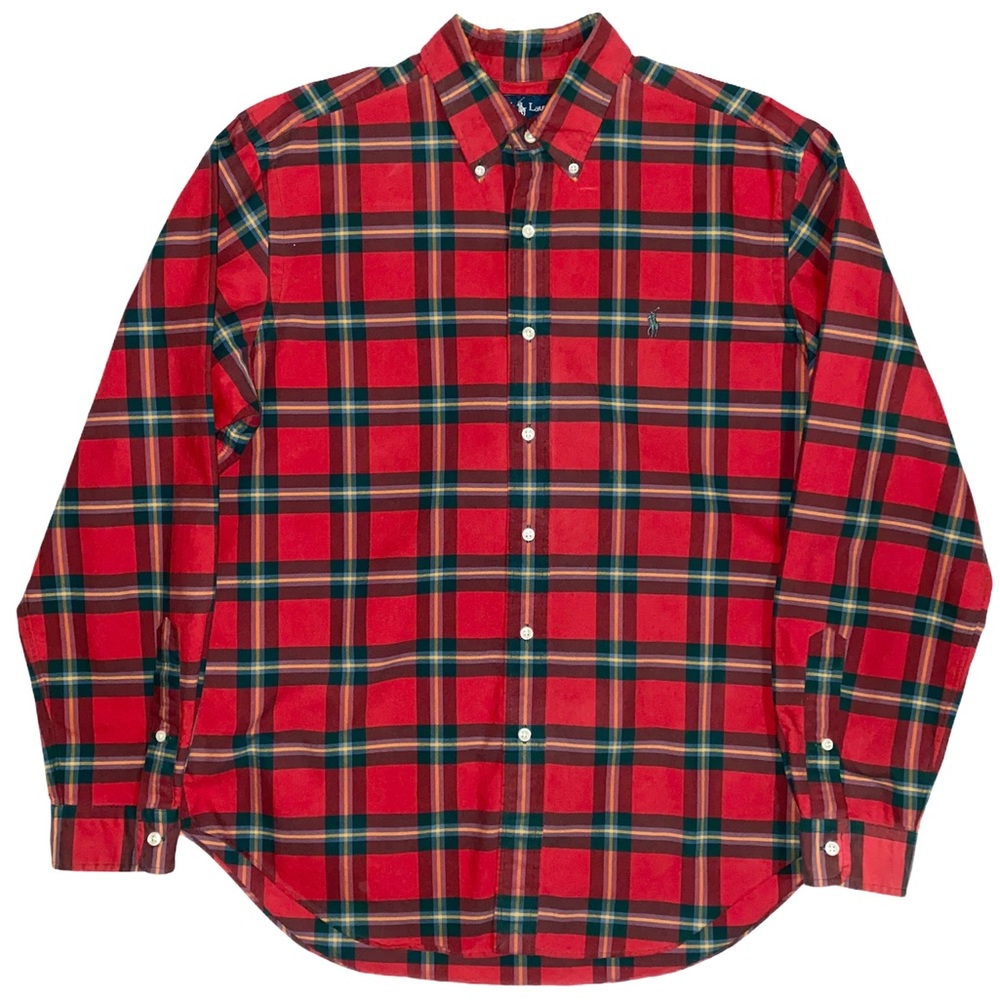 Ralph Lauren Men's Classic Fit Plaid Button-Up